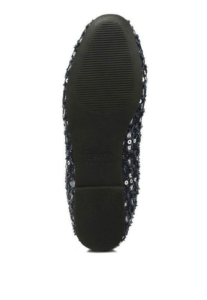 Florent Sequin Flat Bow Ballerinas - Shop Style & More | Fresh Looks, Everyday Deals & Free Shipping