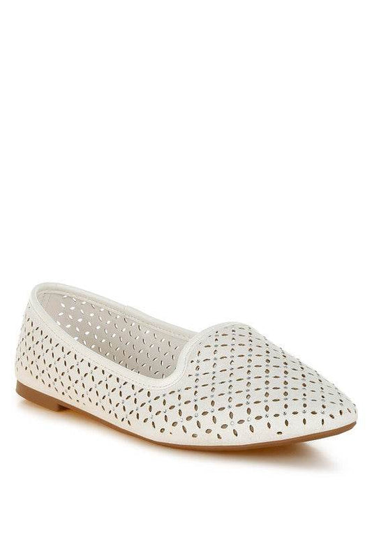 Kyrie Cut Out Detail Ballerinas - Shop Style & More | Fresh Looks, Everyday Deals & Free Shipping