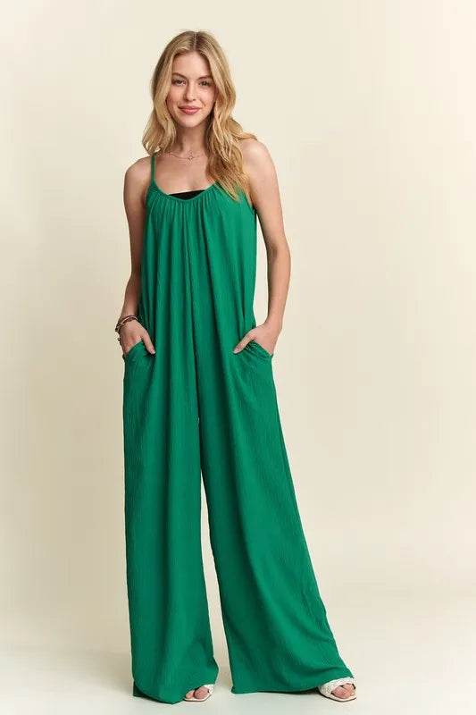 ADORA Wide Leg Casual Cami Jumpsuit - Shop Style & More | Fresh Looks, Everyday Deals & Free Shipping