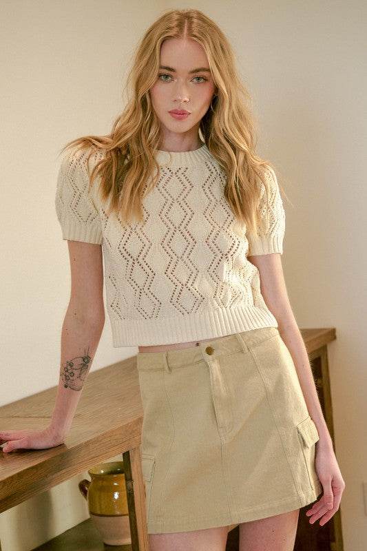 Mittoshop Cargo Mini Skirt with Side Pockets - Shop Style & More | Fresh Looks, Everyday Deals & Free Shipping