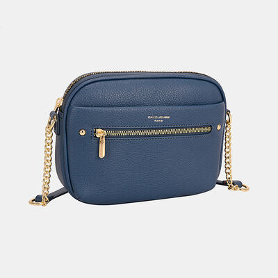 David Jones Chain Detail Small Crossbody Bag Navy One Size Bags