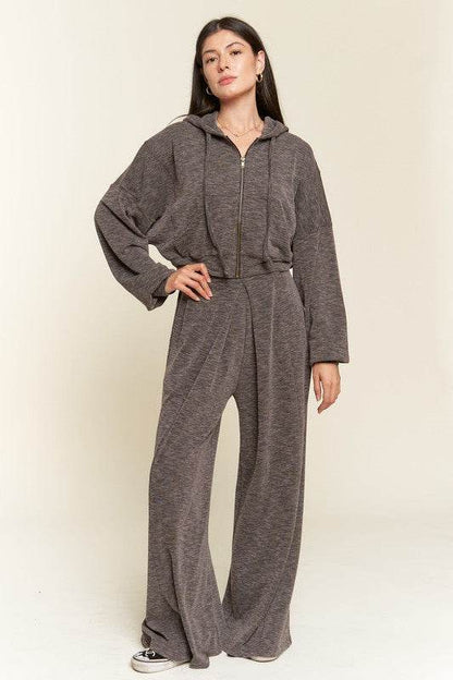Zip-up drop shoulder hooded jacket - Shop Style & More | Fresh Looks, Everyday Deals & Free Shipping