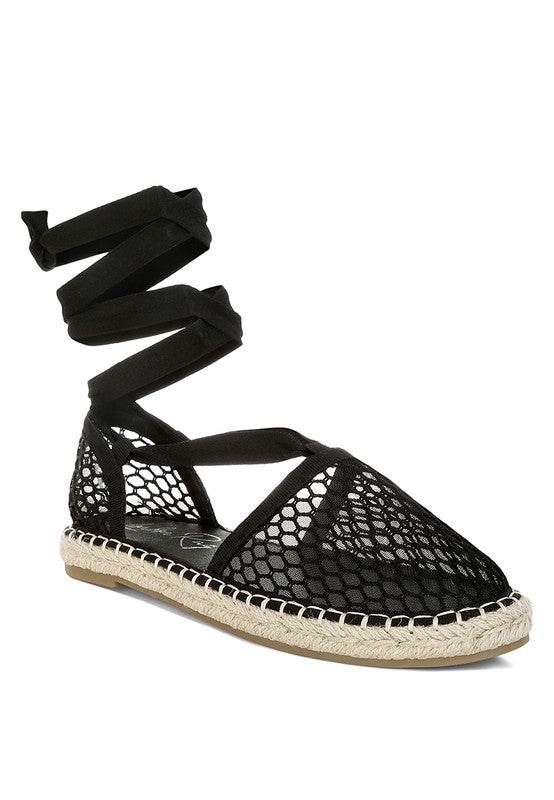 Sonara Mesh Flat Espadrille Sandals - Shop Style & More | Fresh Looks, Everyday Deals & Free Shipping