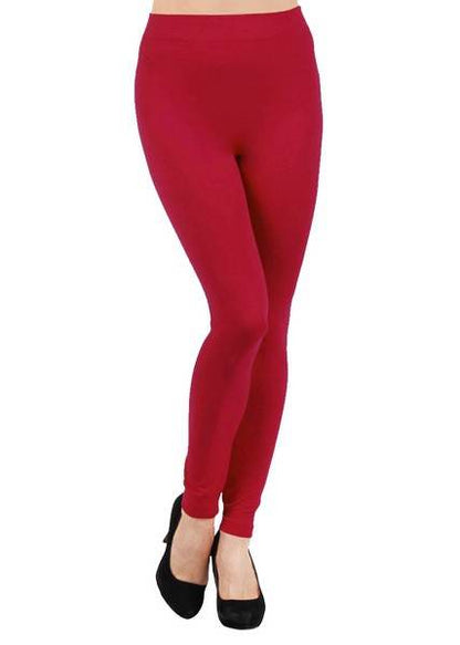 Solid Color Heavy Weight Fleece Leggings - Shop Style & More | Fresh Looks, Everyday Deals & Free Shipping