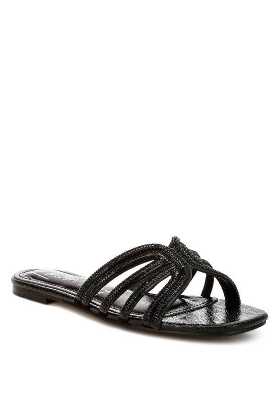 Dindy Rhinestone Cut Out Flats - Shop Style & More | Fresh Looks, Everyday Deals & Free Shipping
