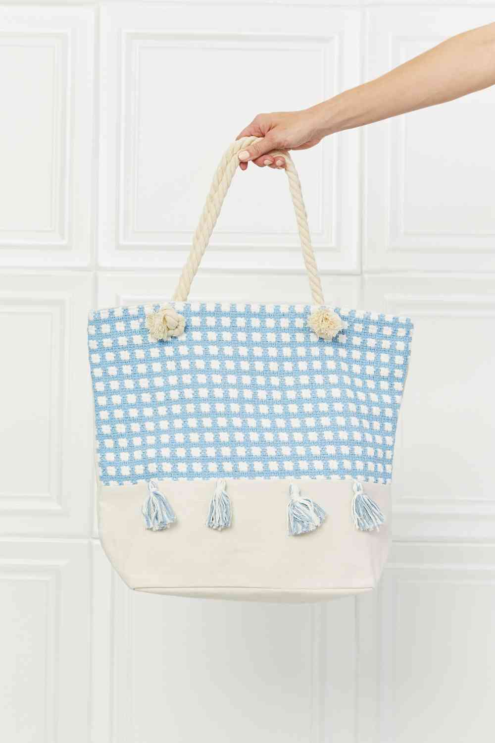 Justin Taylor Picnic Date Tassel Tote Bag Bags