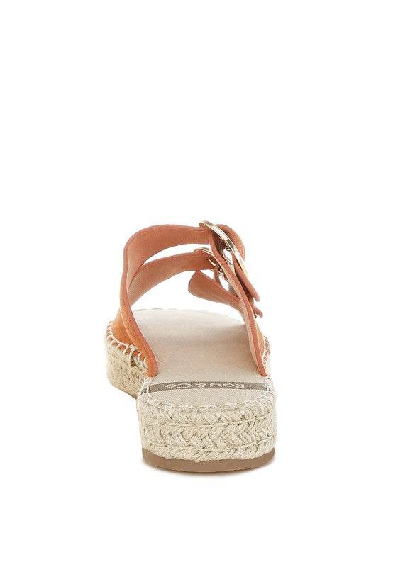 Kuopa Genuine Soft Leather Espadrille Flatform - Shop Style & More | Fresh Looks, Everyday Deals & Free Shipping