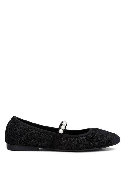 Sassie Pearl Embellished Ballerina Flats - Shop Style & More | Fresh Looks, Everyday Deals & Free Shipping
