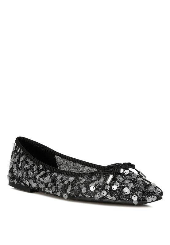 Lysander Sequin Embellished Sheer Ballet Flats - Shop Style & More | Fresh Looks, Everyday Deals & Free Shipping