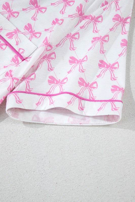 Pink Short Sleeve and Ruffled Shorts Pajama Set - Shop Style & More | Fresh Looks, Everyday Deals & Free Shipping