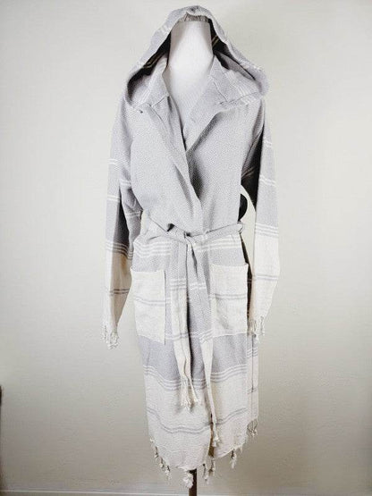 Unisex Robe, Beach or spa Robe with pockets - Gray - Shop Style & More | Fresh Looks, Everyday Deals & Free Shipping