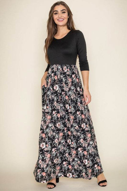 Ditsy Floral Maxi Dress - Shop Style & More | Fresh Looks, Everyday Deals & Free Shipping