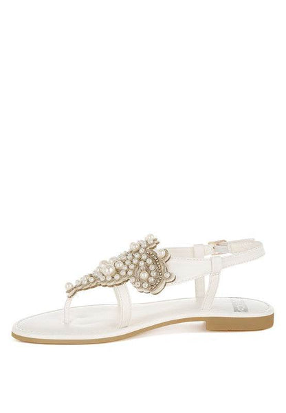Nayasa Pin Buckle Pearls Flats - Shop Style & More | Fresh Looks, Everyday Deals & Free Shipping