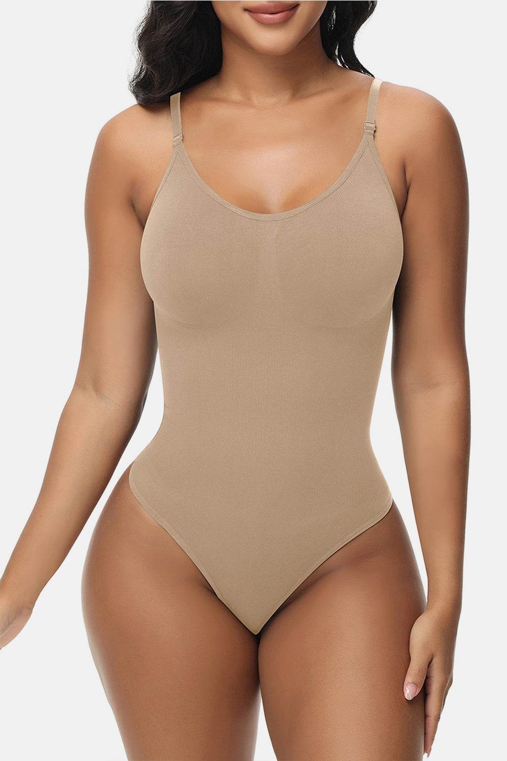 Spaghetti Strap Tummy Control Bodysuit - Shop Style & More | Fresh Looks, Everyday Deals & Free Shipping