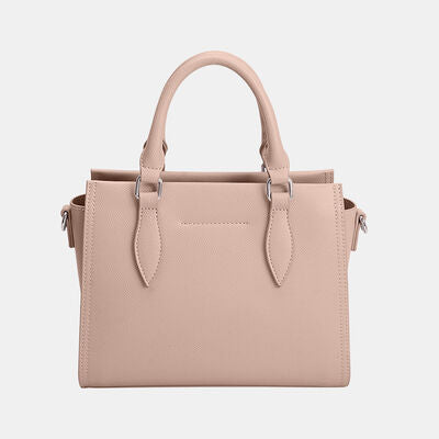 David Jones PU Leather Handbag Apricot One Size Bags