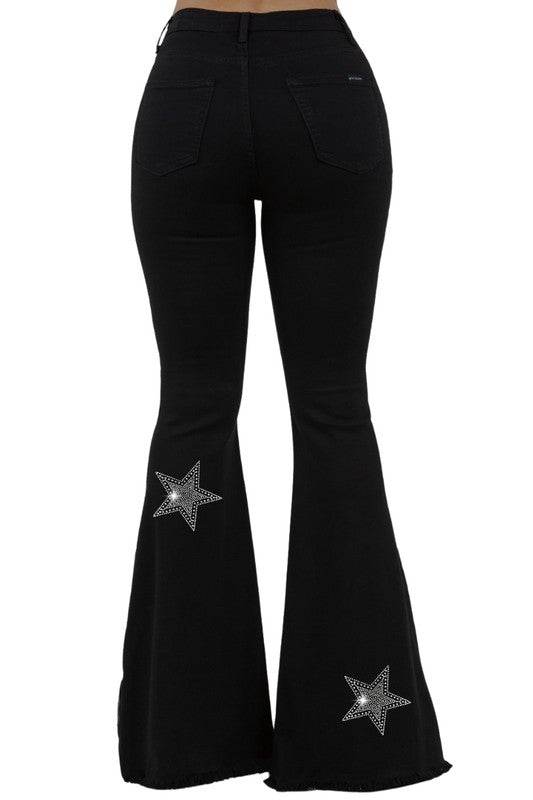 Star Rhinestone Bell Bottom - Shop Style & More | Fresh Looks, Everyday Deals & Free Shipping