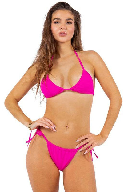 TRIANGULAR TWO PIECE ADJUSTABLE BIKINI - Shop Style & More | Fresh Looks, Everyday Deals & Free Shipping
