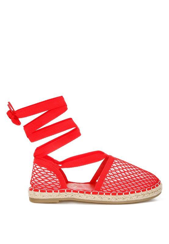 Sonara Mesh Flat Espadrille Sandals - Shop Style & More | Fresh Looks, Everyday Deals & Free Shipping