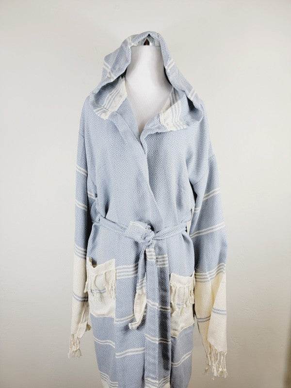 Unisex Robe, Beach or spa Robe with pockets - Sky - Shop Style & More | Fresh Looks, Everyday Deals & Free Shipping