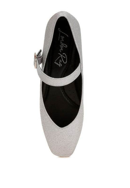 Herma Glitter Pin Buckle Ballerinas - Shop Style & More | Fresh Looks, Everyday Deals & Free Shipping