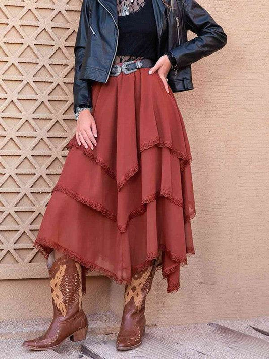 Tasha Tiered Midi Skirt - Shop Style & More | Fresh Looks, Everyday Deals & Free Shipping