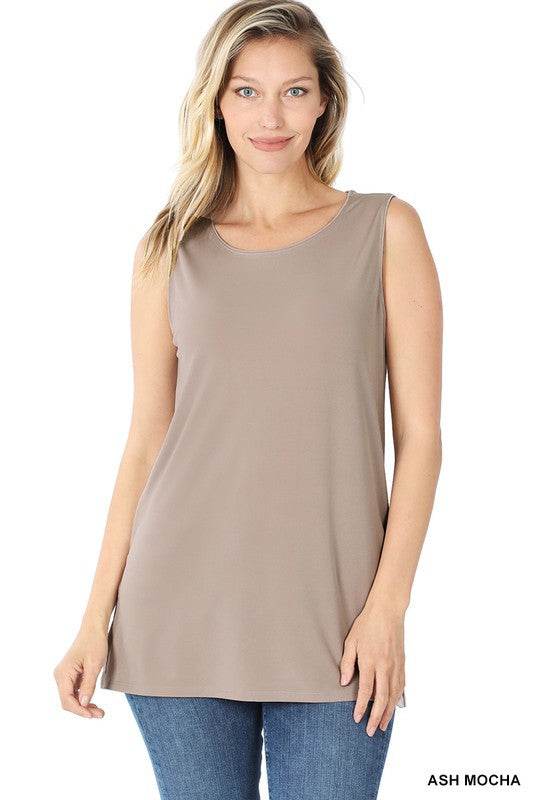 ITY Sleeveless Side Slit Top - Shop Style & More | Fresh Looks, Everyday Deals & Free Shipping