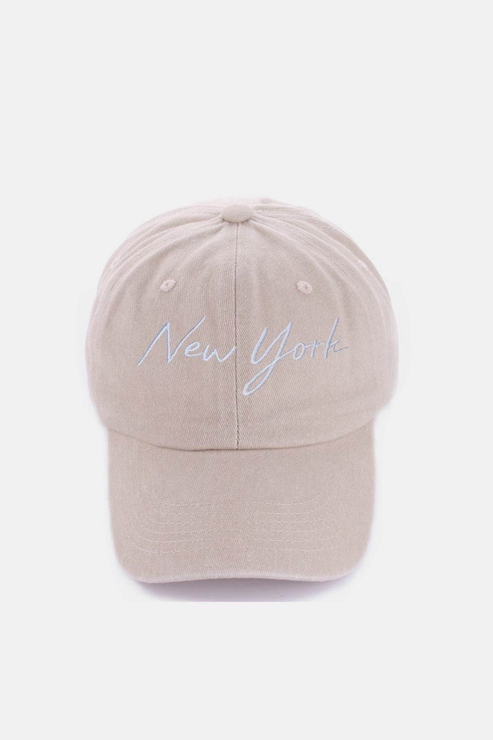 Zenana Washed Embroidered City Baseball Cap - Shop Style & More | Fresh Looks, Everyday Deals & Free Shipping