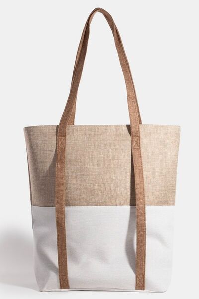 Fame Two Tone Hat Carrier Canvas Tote Bag Bags