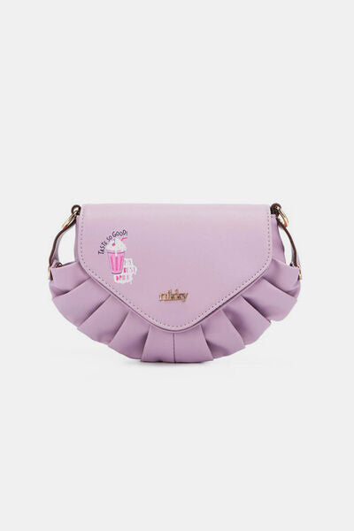 Nicole Lee USA Graphic Crossbody Bag Lavender One Size Bags