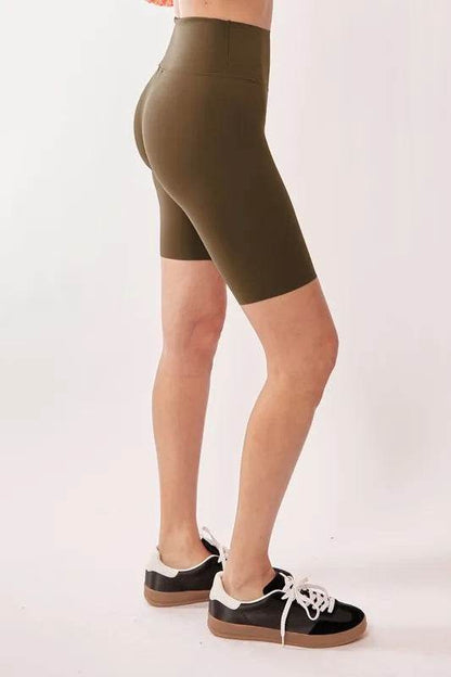Davi & Dani High Waisted Biker Leggings - Shop Style & More | Fresh Looks, Everyday Deals & Free Shipping