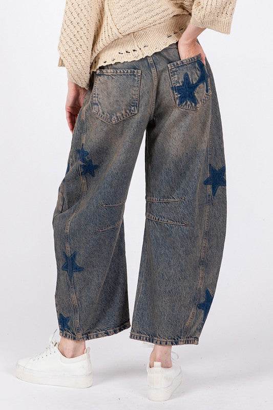 SAGE + FIG Star Wide Leg Jeans with Pockets - Shop Style & More | Fresh Looks, Everyday Deals & Free Shipping