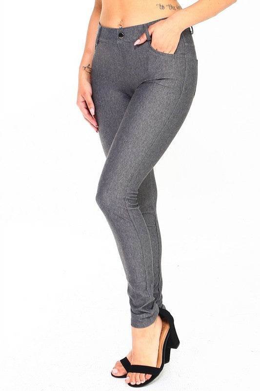 Cotton-Blend 5-Pocket Skinny Jeggings - Shop Style & More | Fresh Looks, Everyday Deals & Free Shipping