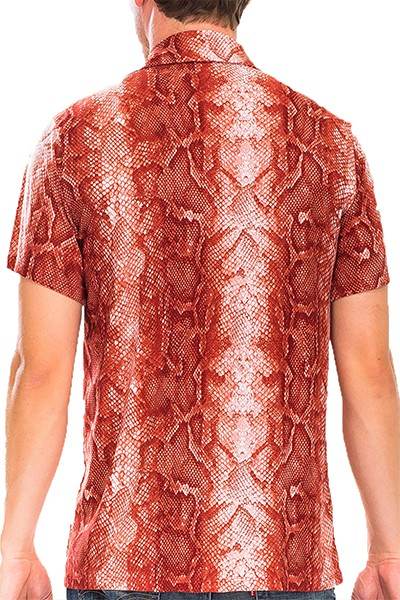 Red Snake Button Down Shirt - Shop Style & More | Fresh Looks, Everyday Deals & Free Shipping