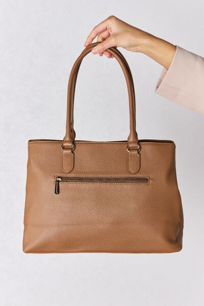 David Jones Structured Leather Handbag Bags