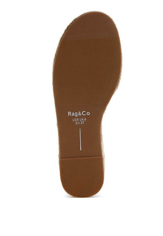 Scalar Genuine Soft Leather Espadrille Flatforms - Shop Style & More | Fresh Looks, Everyday Deals & Free Shipping