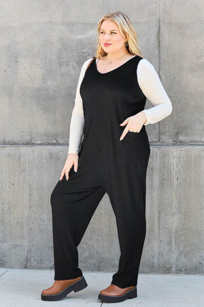 Double Take Full Size Sleeveless Straight Jumpsuit - Shop Style & More | Fresh Looks, Everyday Deals & Free Shipping