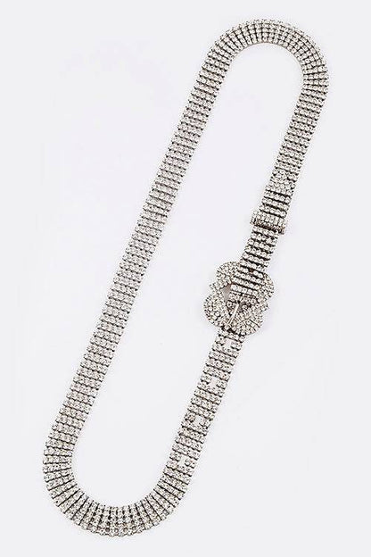 Statement Buckle Rhinestone Belt - Shop Style & More | Fresh Looks, Everyday Deals & Free Shipping