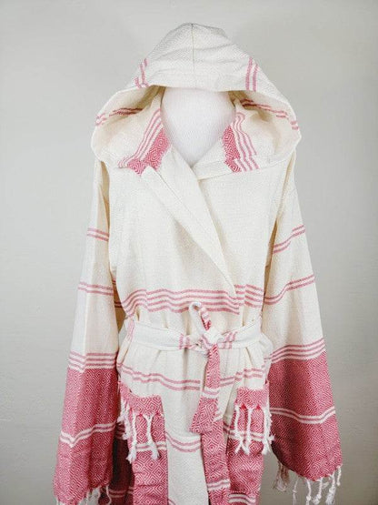 Unisex Robe, Beach or spa Robe with pockets - Red - Shop Style & More | Fresh Looks, Everyday Deals & Free Shipping