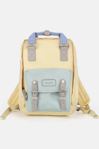 Himawari Contrast Water and Scratch-Resistant Nylon Backpack Bag - Shop Style & More | Fresh Looks, Everyday Deals & Free Shipping