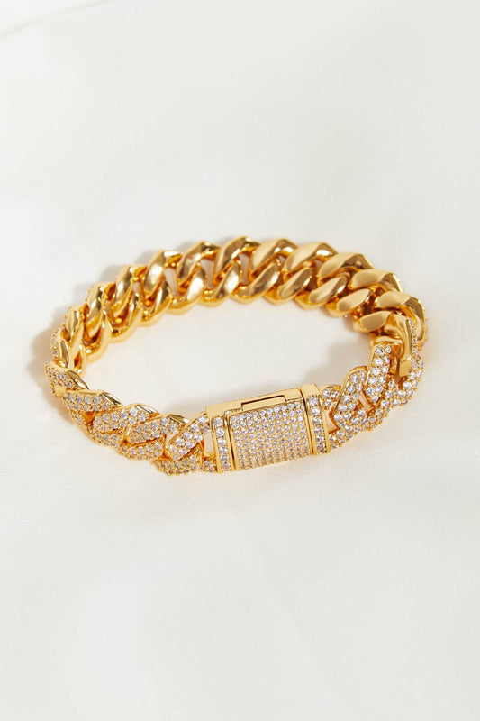 Alloy Inlaid Zircon Bracelet - Shop Style & More | Fresh Looks, Everyday Deals & Free Shipping