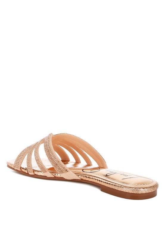 Dindy Rhinestone Cut Out Flats - Shop Style & More | Fresh Looks, Everyday Deals & Free Shipping