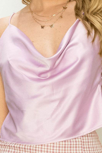 Love Forever Cowl Neck Camisole Top - Shop Style & More | Fresh Looks, Everyday Deals & Free Shipping