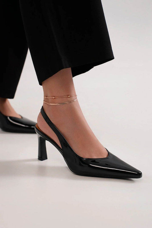 Beast Fashion Faux Leather Point Toe Slingback Pumps - Shop Style & More | Fresh Looks, Everyday Deals & Free Shipping