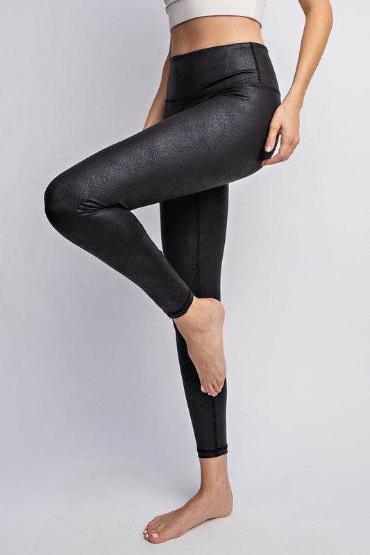 PU Chintz Full-Length Leggings - Shop Style & More | Fresh Looks, Everyday Deals & Free Shipping