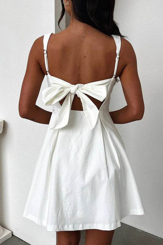 Solid Sleeveless Fit Wide Strap A Line Dress - Shop Style & More | Fresh Looks, Everyday Deals & Free Shipping