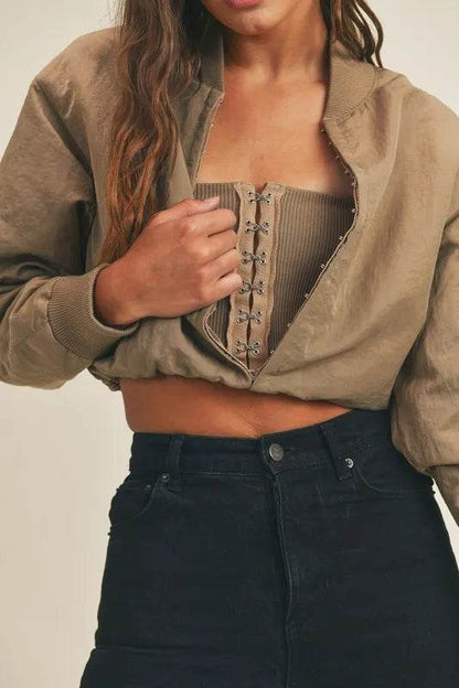 MABLE Long Sleeve Two Way Jacket - Shop Style & More | Fresh Looks, Everyday Deals & Free Shipping