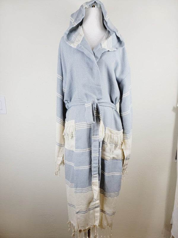 Unisex Robe, Beach or spa Robe with pockets - Sky - Shop Style & More | Fresh Looks, Everyday Deals & Free Shipping
