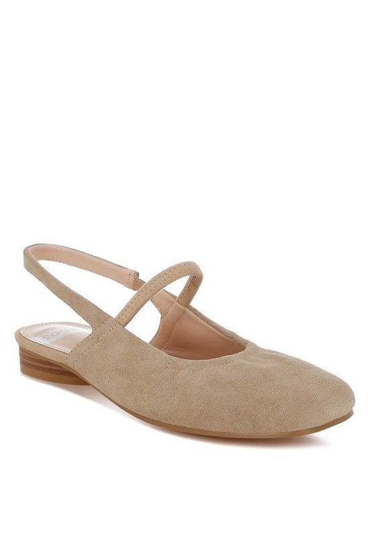 Bounzi Soft Suede Leather Slingback Sandals - Shop Style & More | Fresh Looks, Everyday Deals & Free Shipping
