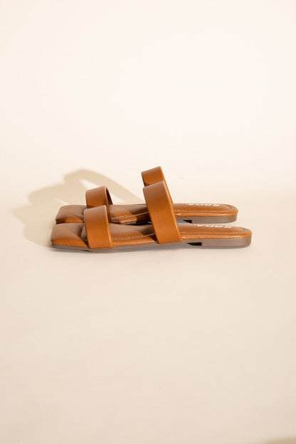 RAMSEY-S Double Strap Slides Sandals