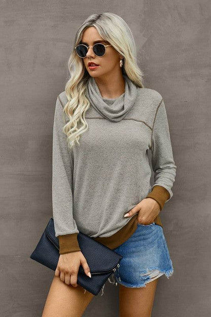 Trutle Neck Long Sleeves Top - Shop Style & More | Fresh Looks, Everyday Deals & Free Shipping